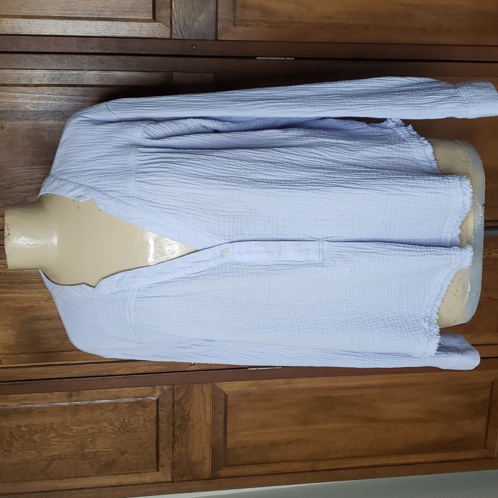 Free People NWOT Changing Horizons Oversized  Pullover Top Shirt Sz M